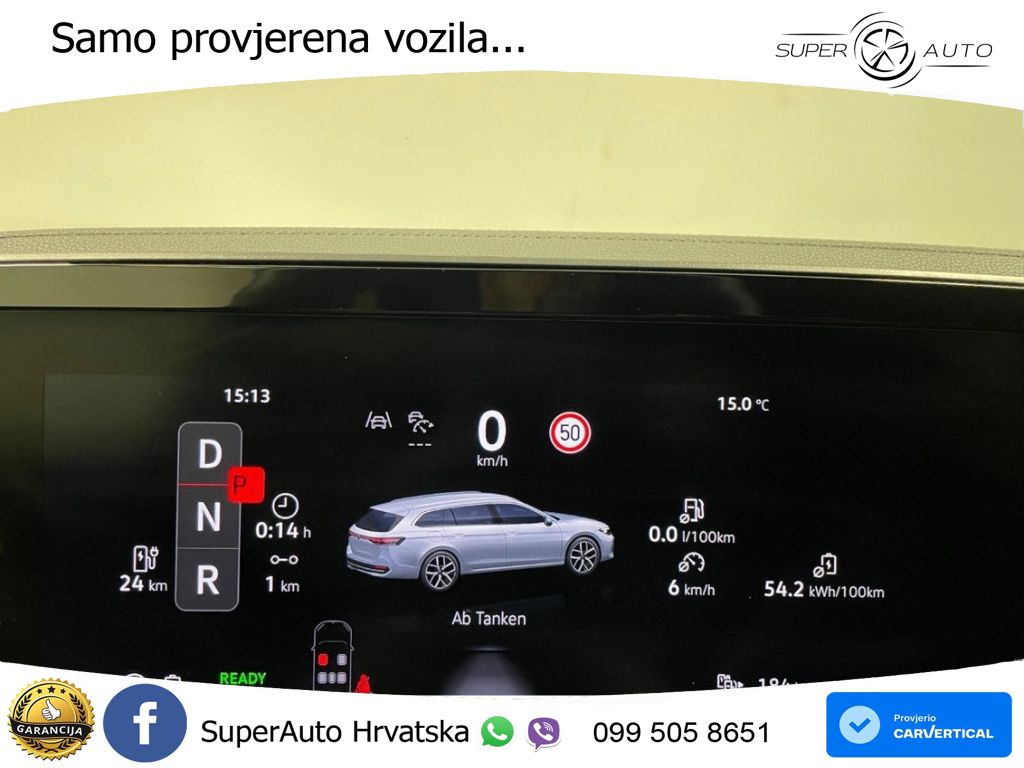 Volkswagen Passat Variant 1.5 TSI (204 KS) eHybrid DSG R-Line MATRIX+GR SJED+KAM