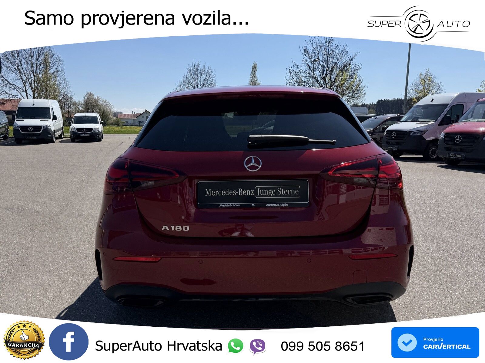Mercedes-Benz A 180 7G-DCT AMG LED+GR SJED+ACC