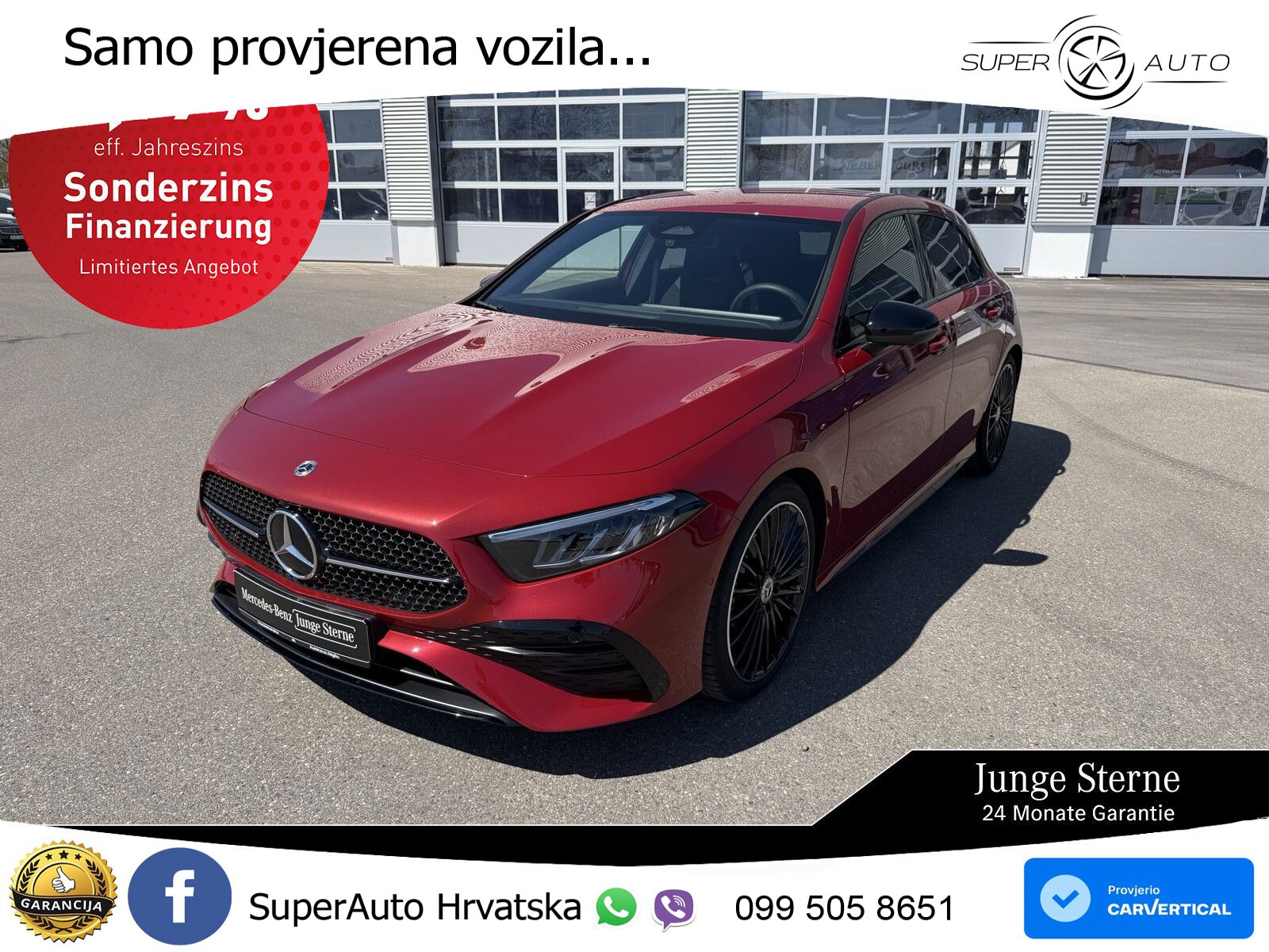 Mercedes-Benz A 180 7G-DCT AMG LED+GR SJED+ACC