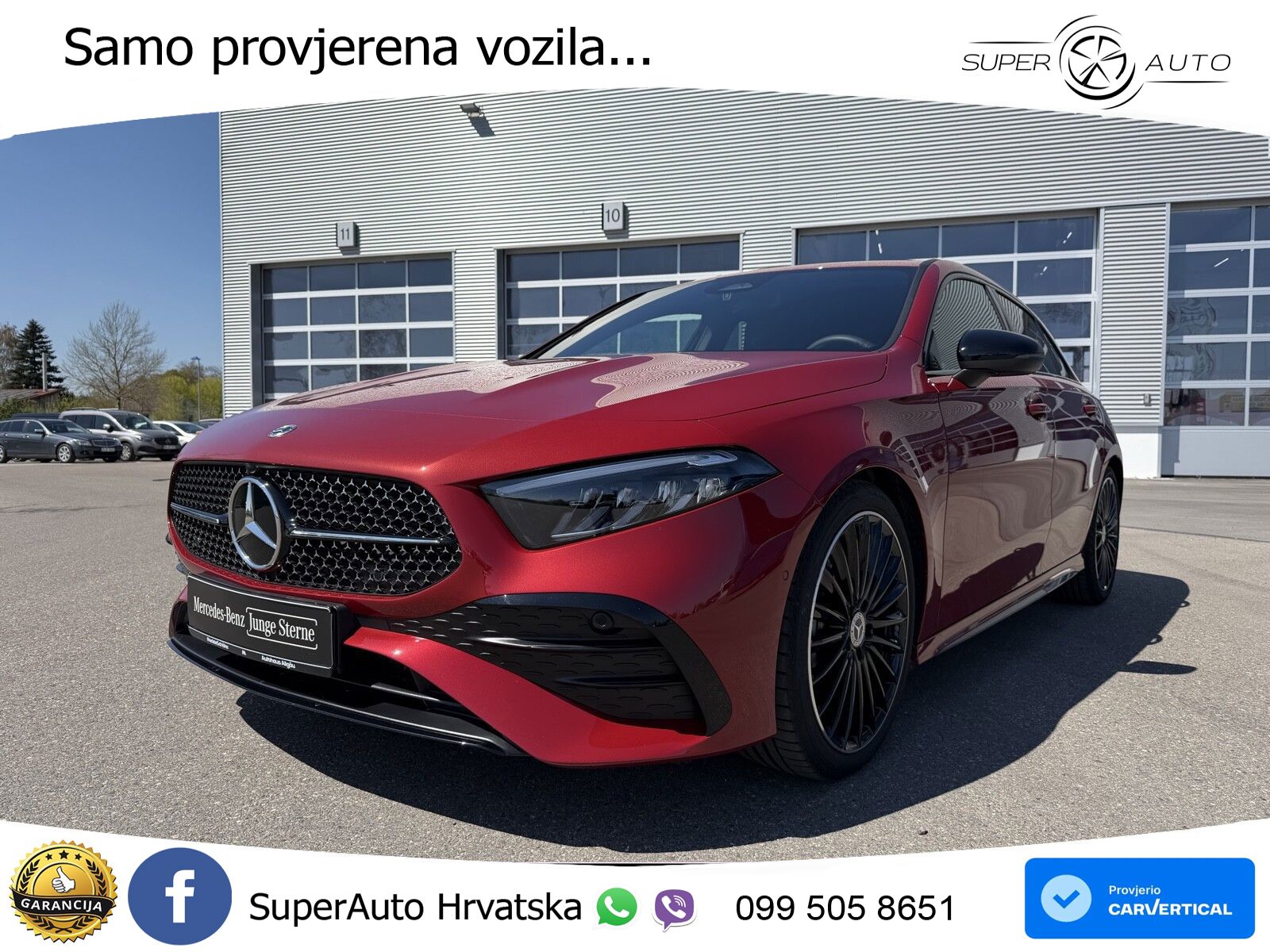 Mercedes-Benz A 180 7G-DCT AMG LED+GR SJED+ACC