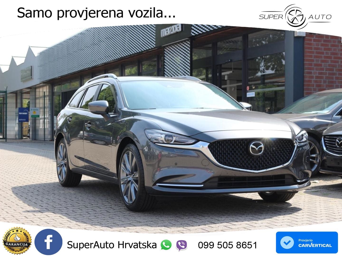 Mazda 6 Sport Combi 2.5 SKYACTIV-G (194 KS) SKYACTIV-Drive LED+GR SJED+ACC