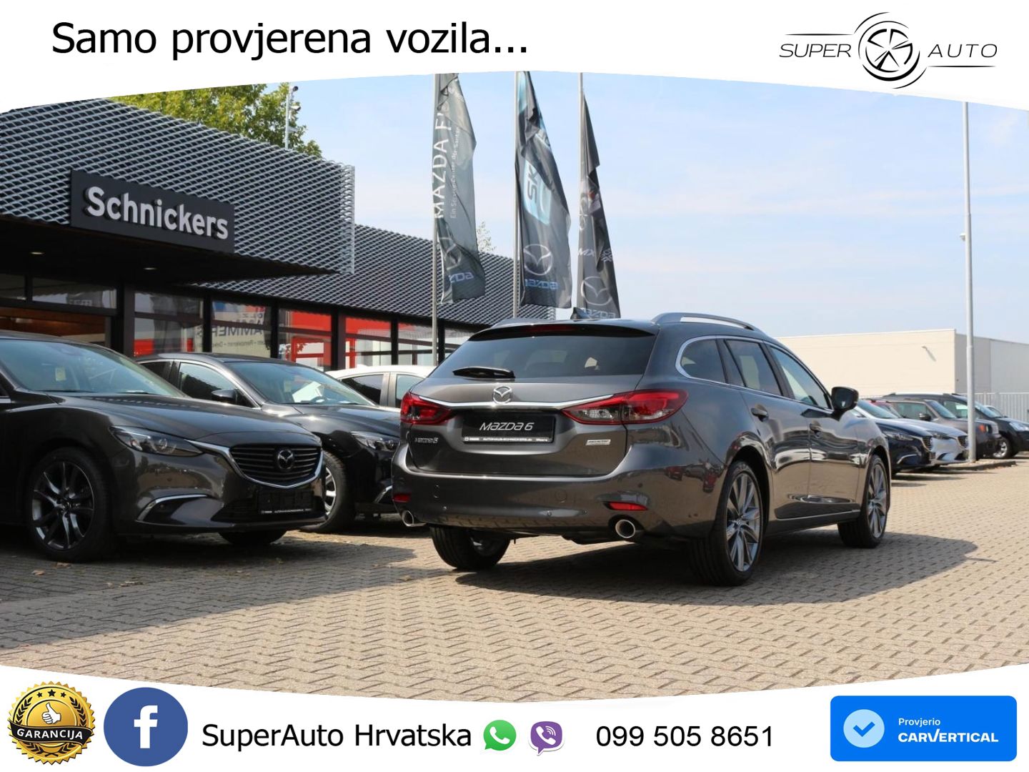 Mazda 6 Sport Combi 2.5 SKYACTIV-G (194 KS) SKYACTIV-Drive LED+GR SJED+ACC