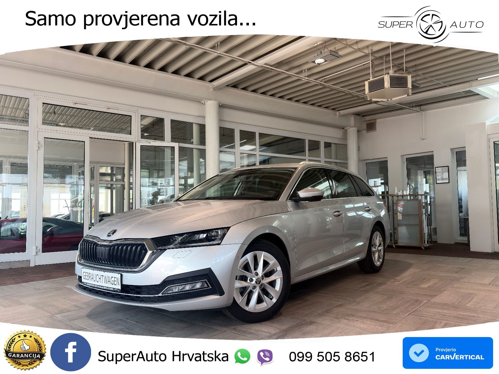 Škoda Octavia Combi 2.0 TDI (150 KS) DSG LED+GR SJED+ACC