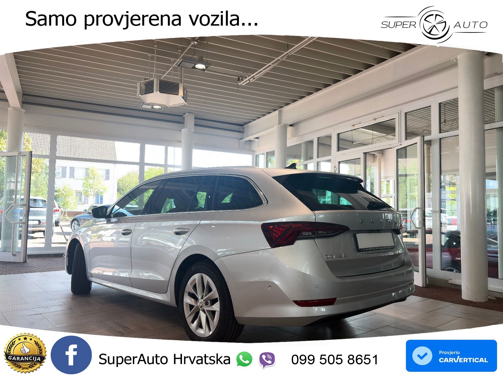 Škoda Octavia Combi 2.0 TDI (150 KS) DSG LED+GR SJED+ACC