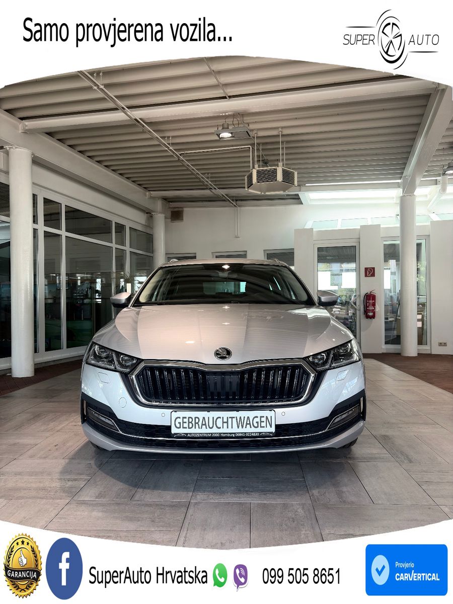 Škoda Octavia Combi 2.0 TDI (150 KS) DSG LED+GR SJED+ACC