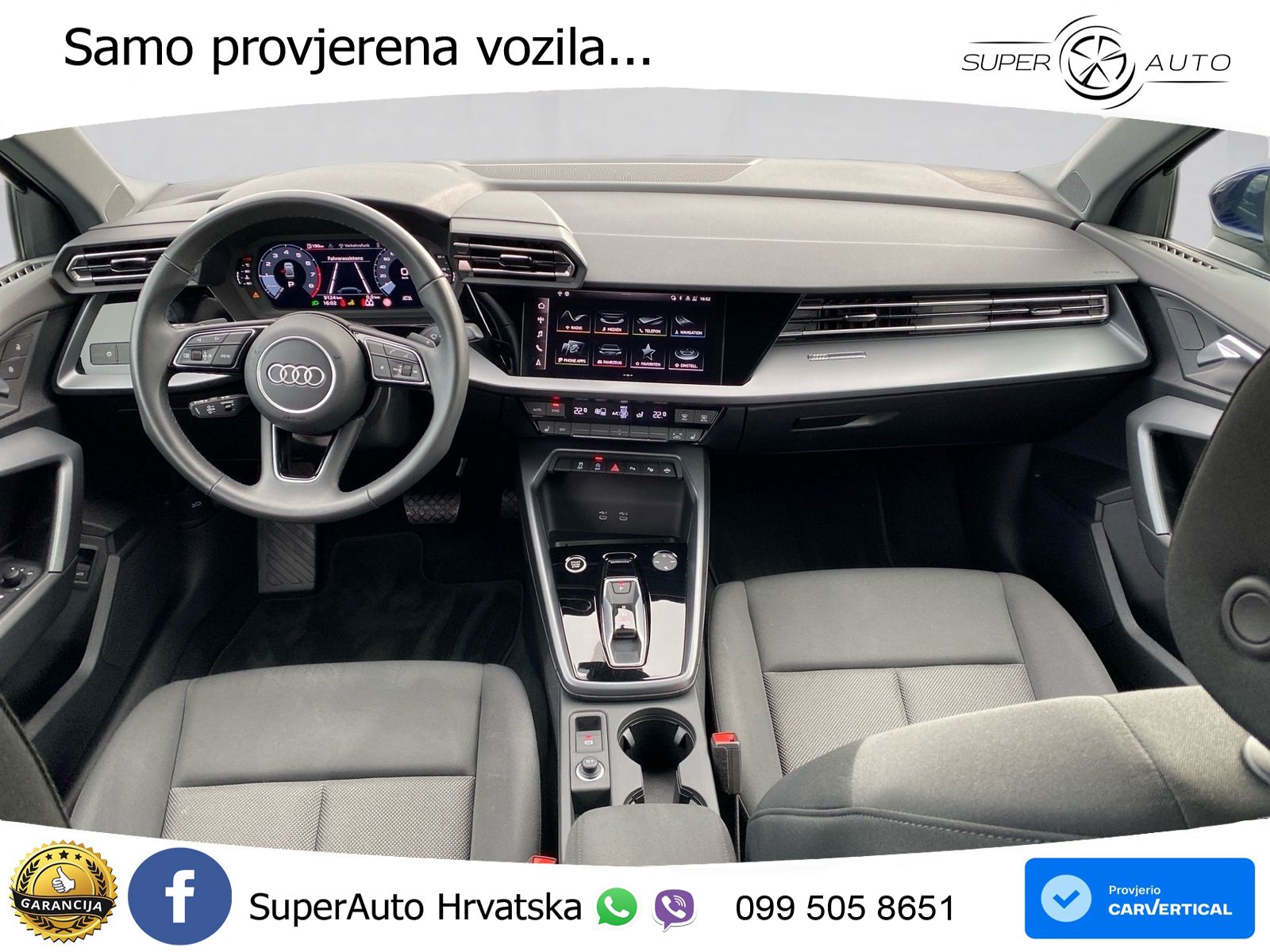 Audi A3 Limuzina 35 TFSI (150 KS) S tronic advanced LED+GR SJED+ACC
