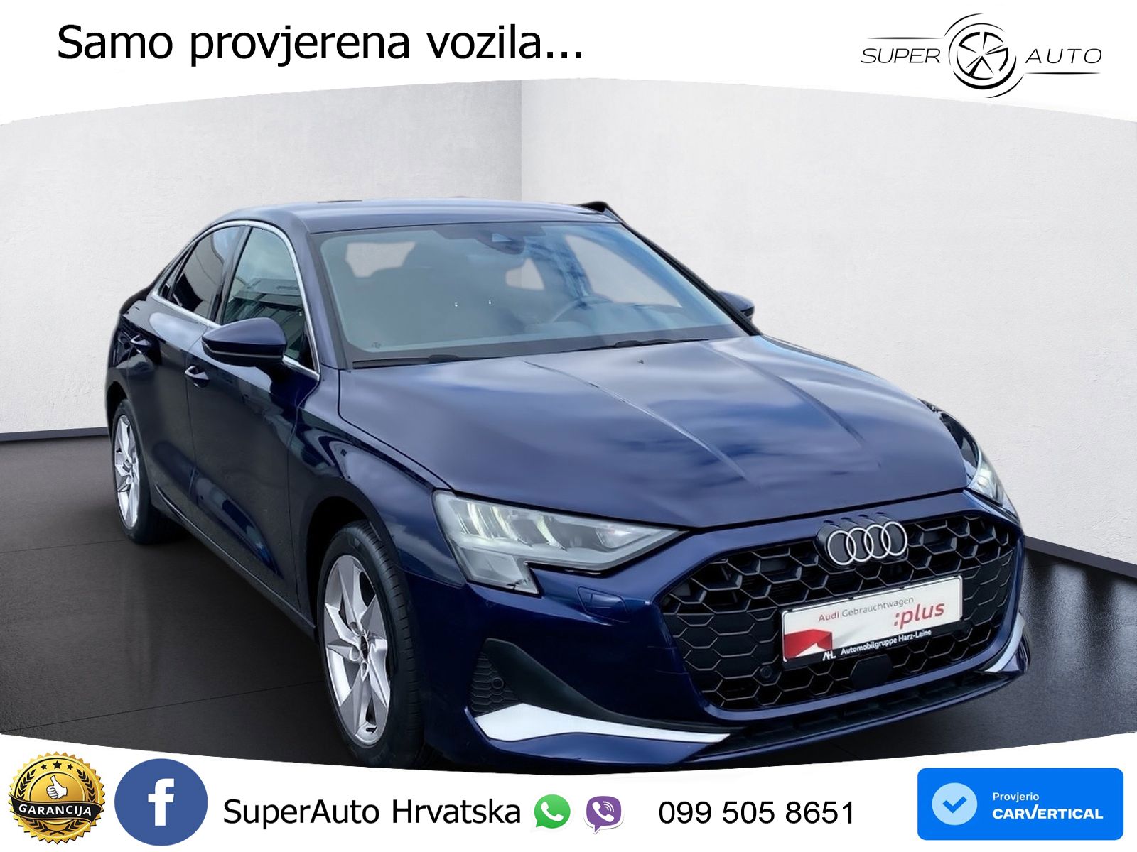 Audi A3 Limuzina 35 TFSI (150 KS) S tronic advanced LED+GR SJED+ACC