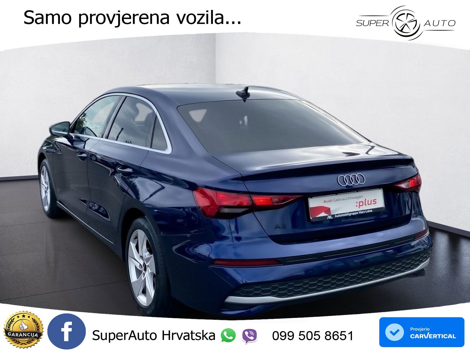 Audi A3 Limuzina 35 TFSI (150 KS) S tronic advanced LED+GR SJED+ACC
