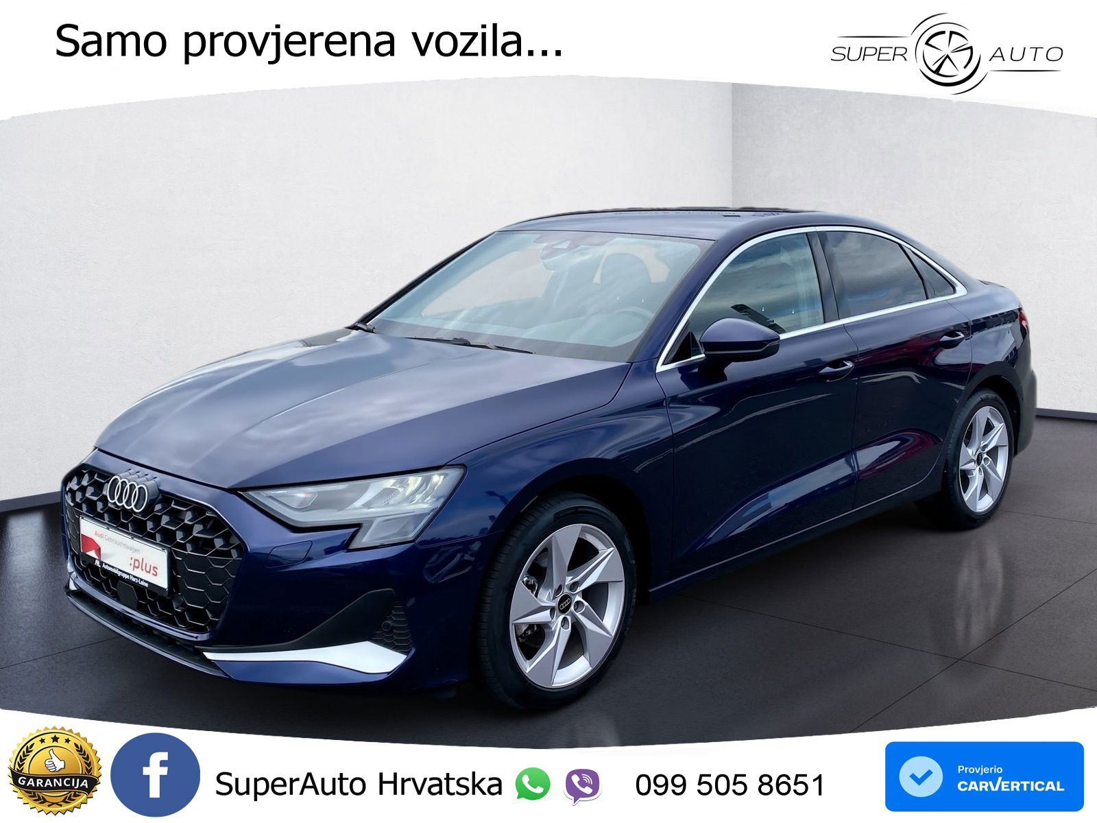Audi A3 Limuzina 35 TFSI (150 KS) S tronic advanced LED+GR SJED+ACC