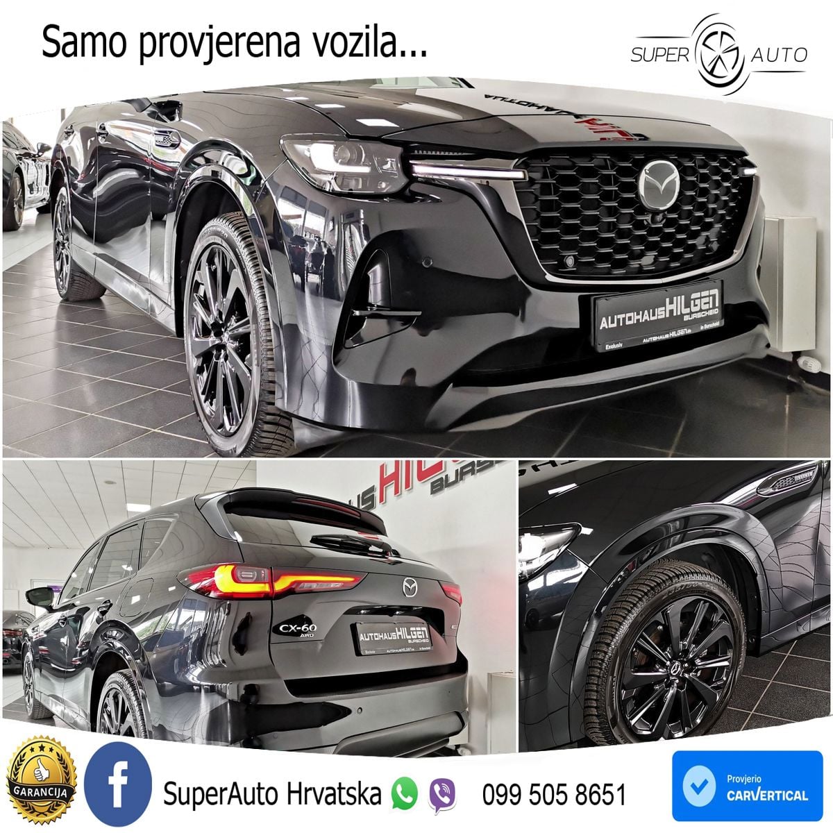 Mazda CX-60 3.3 e-Skyactiv D (254 KS) AWD Automatic LED+GR SJED+ACC