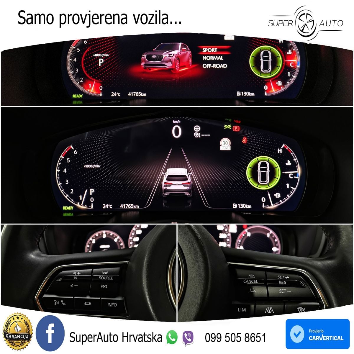 Mazda CX-60 3.3 e-Skyactiv D (254 KS) AWD Automatic LED+GR SJED+ACC