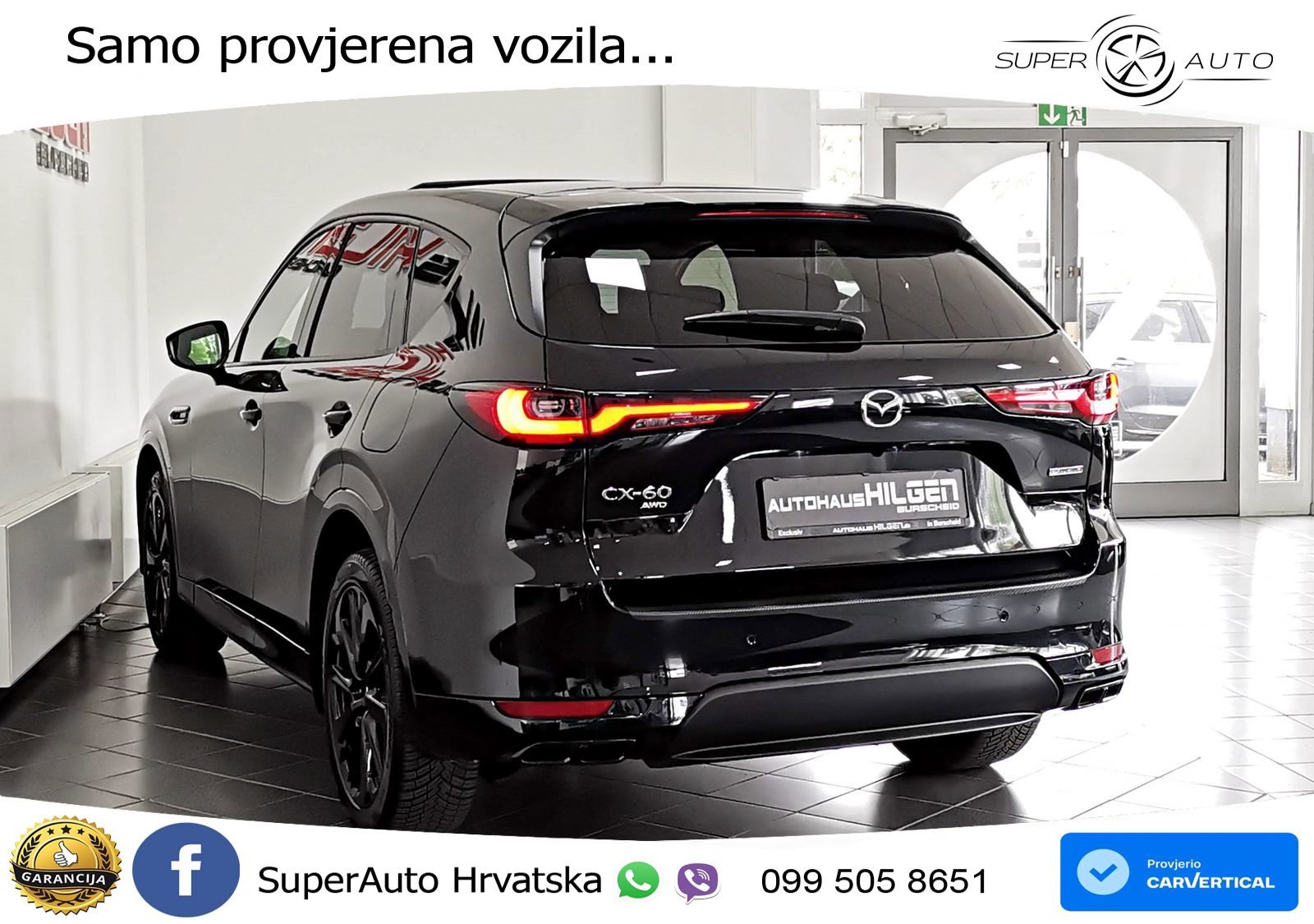 Mazda CX-60 3.3 e-Skyactiv D (254 KS) AWD Automatic LED+GR SJED+ACC