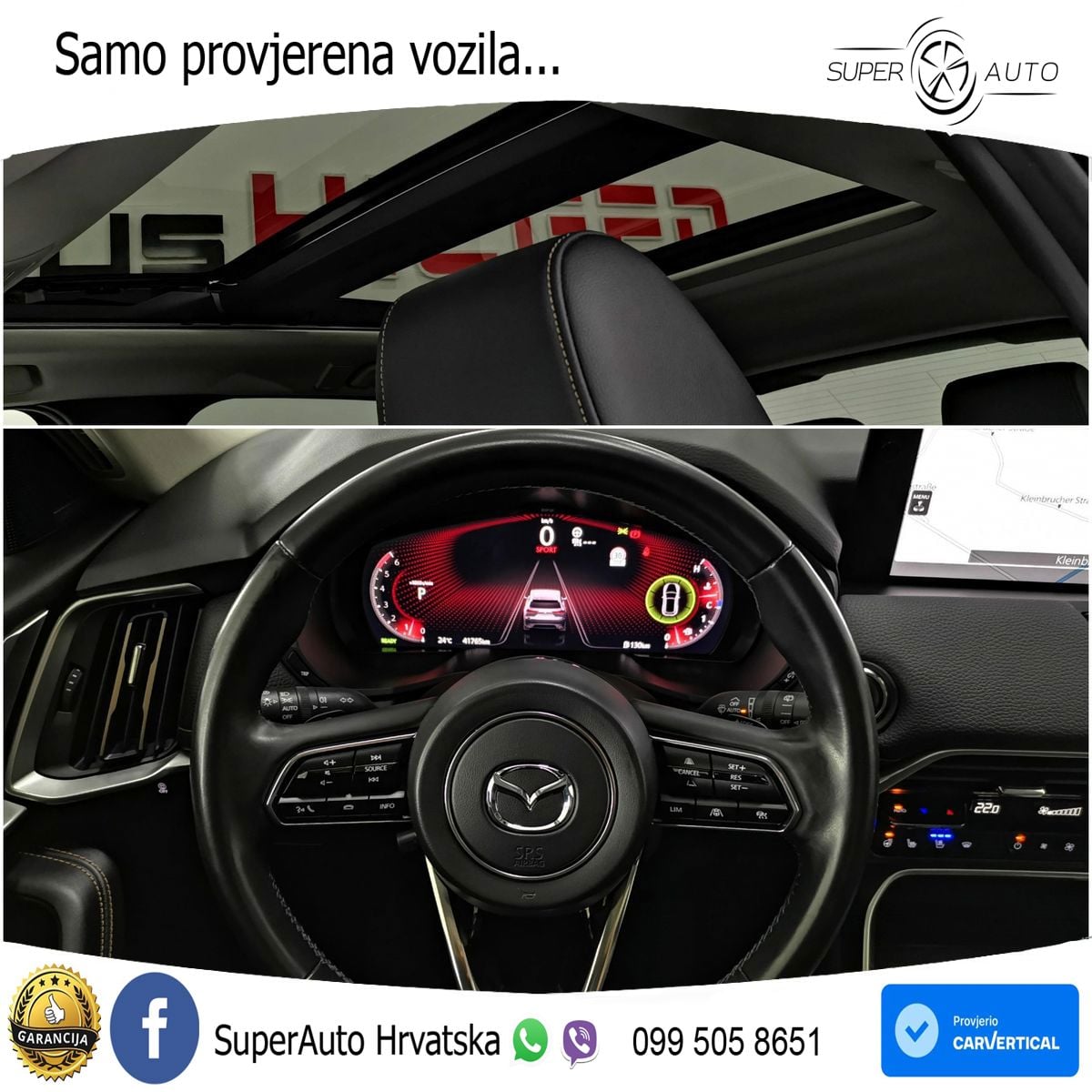 Mazda CX-60 3.3 e-Skyactiv D (254 KS) AWD Automatic LED+GR SJED+ACC