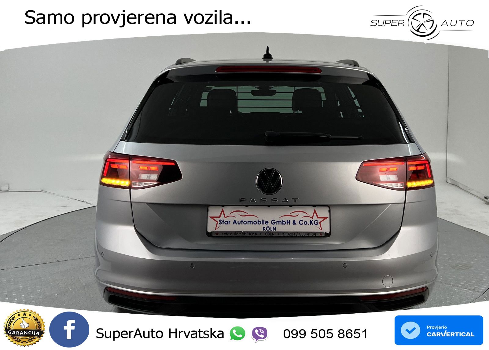 Volkswagen Passat Variant 2.0 TDI (150 KS) DSG Business ZRAČNI+ACC+GR SJED+KAM
