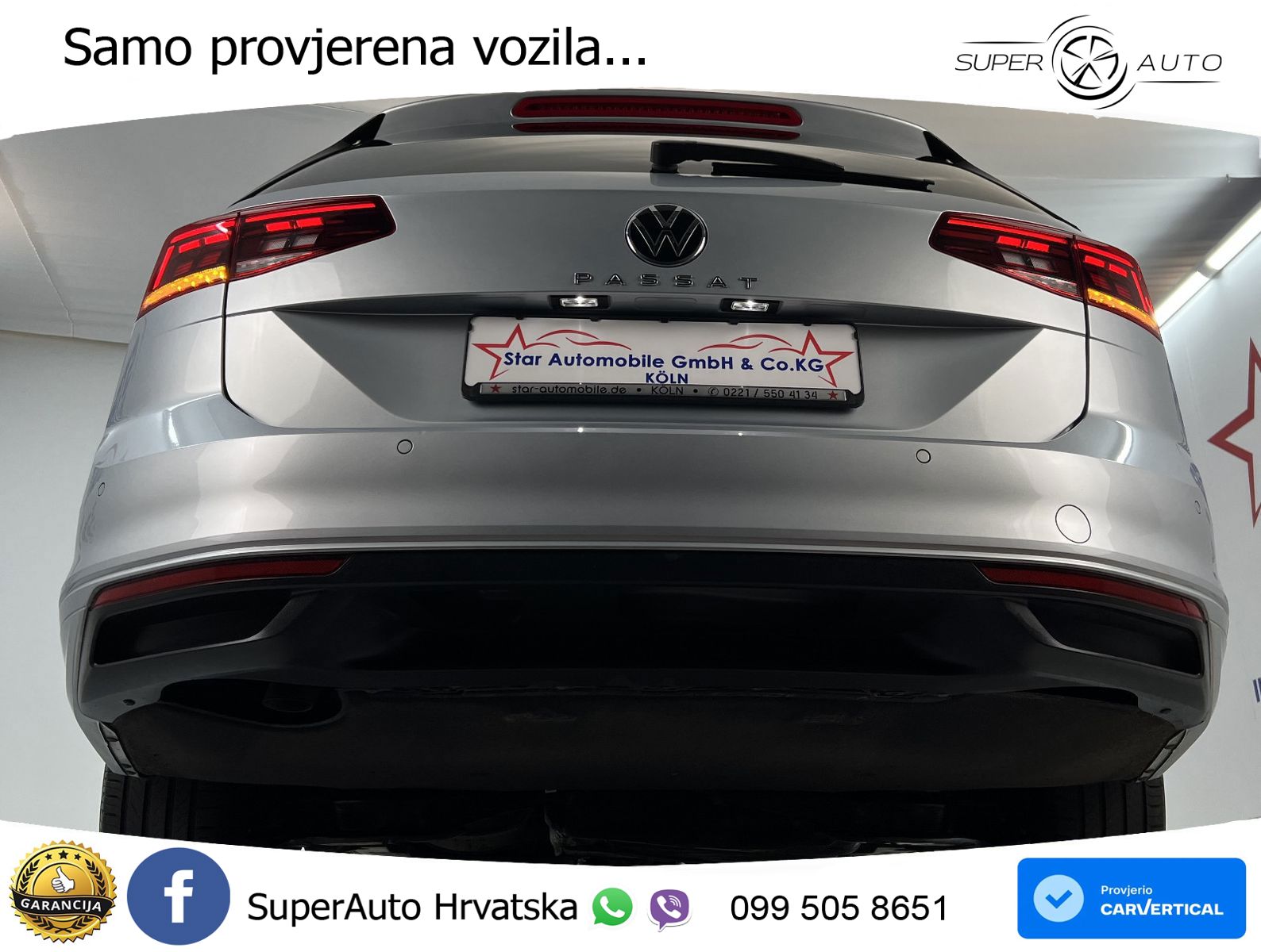Volkswagen Passat Variant 2.0 TDI (150 KS) DSG Business ZRAČNI+ACC+GR SJED+KAM