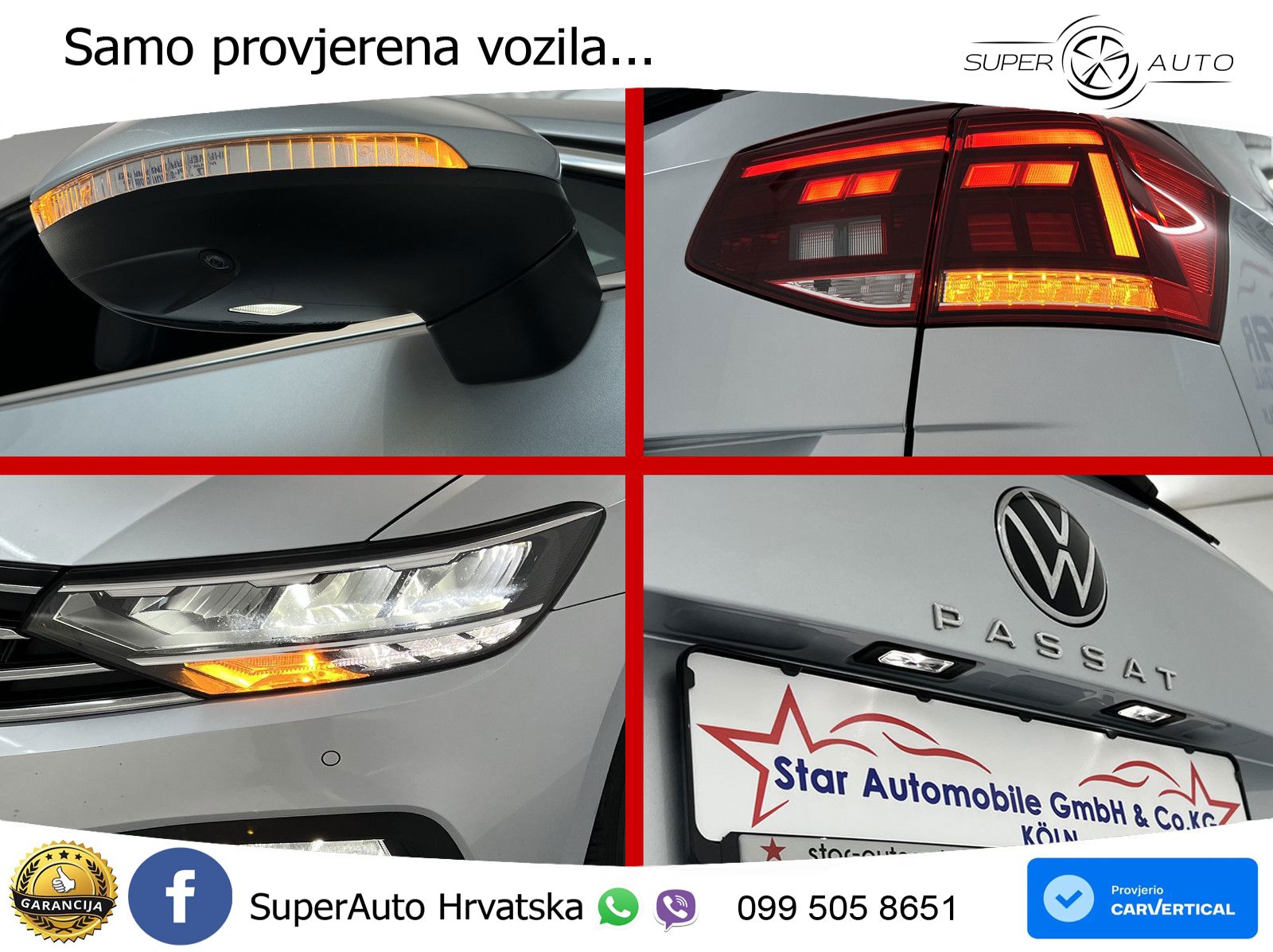 Volkswagen Passat Variant 2.0 TDI (150 KS) DSG Business ZRAČNI+ACC+GR SJED+KAM