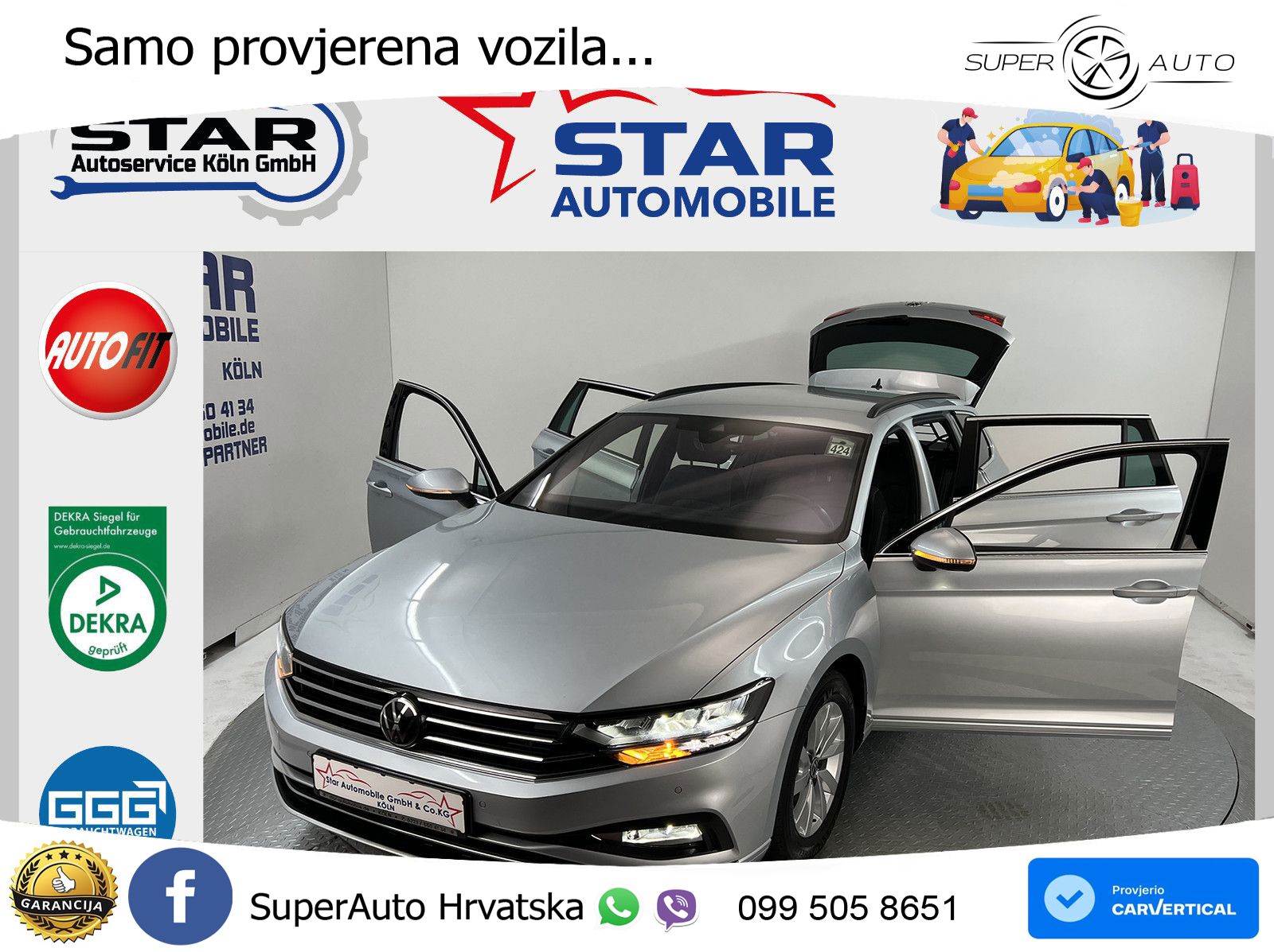 Volkswagen Passat Variant 2.0 TDI (150 KS) DSG Business ZRAČNI+ACC+GR SJED+KAM