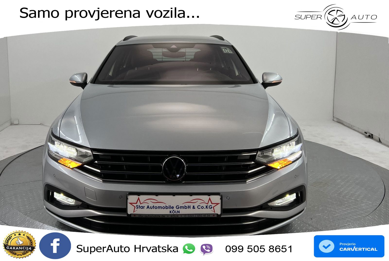 Volkswagen Passat Variant 2.0 TDI (150 KS) DSG Business ZRAČNI+ACC+GR SJED+KAM