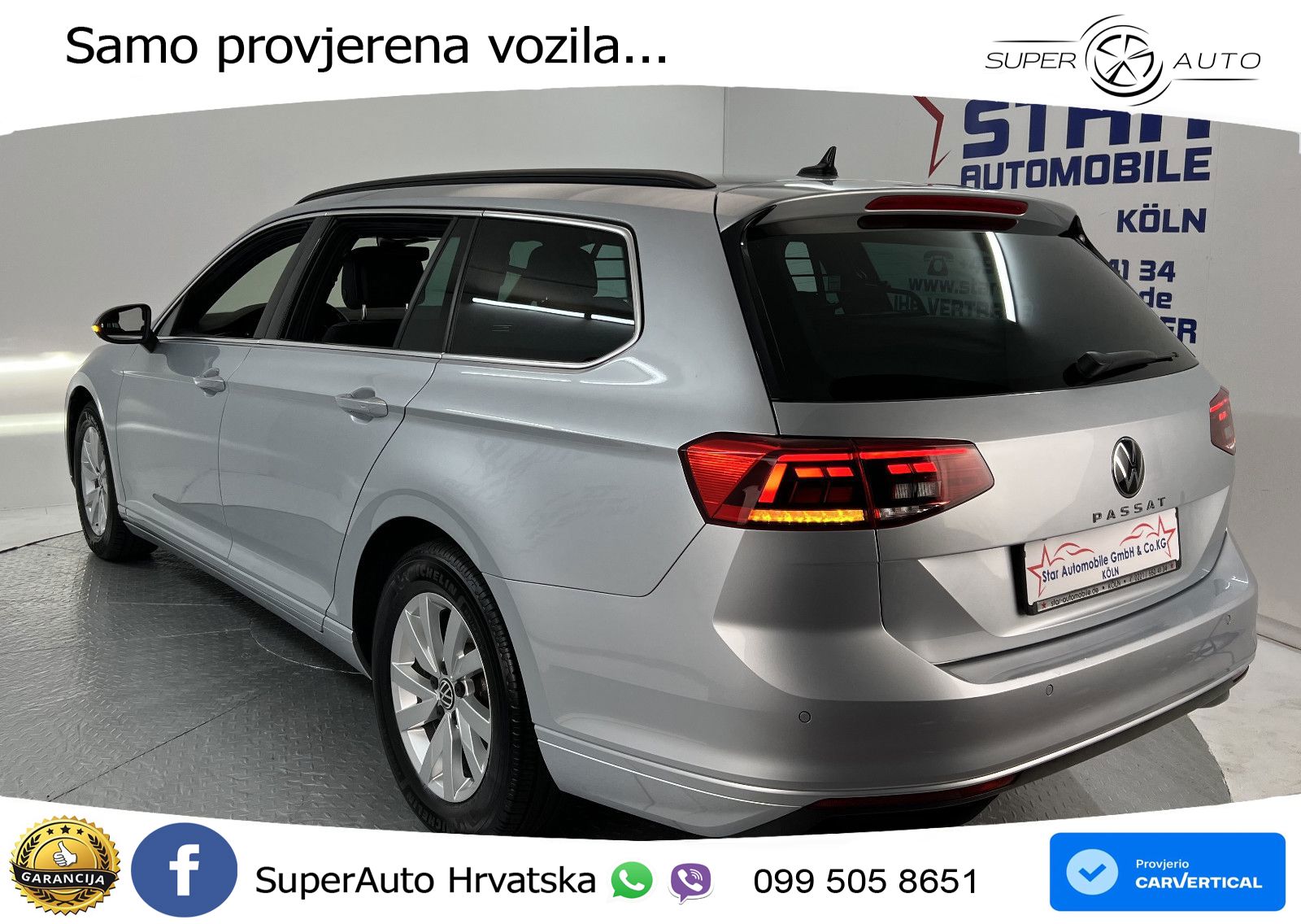 Volkswagen Passat Variant 2.0 TDI (150 KS) DSG Business ZRAČNI+ACC+GR SJED+KAM