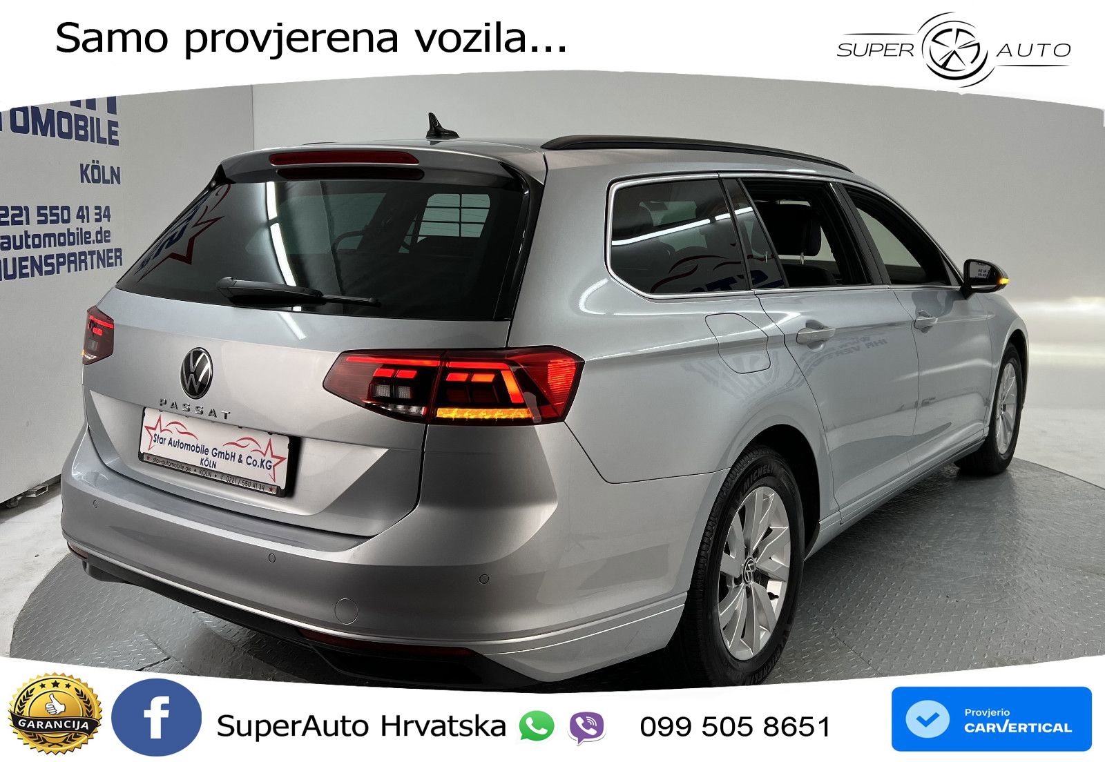 Volkswagen Passat Variant 2.0 TDI (150 KS) DSG Business ZRAČNI+ACC+GR SJED+KAM