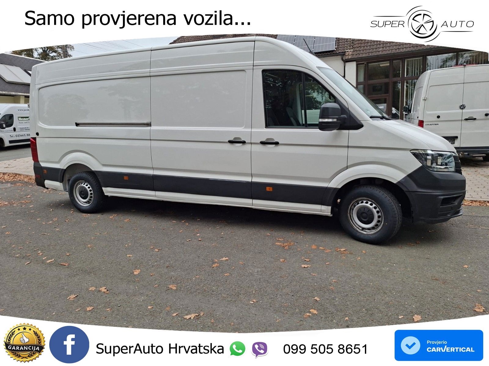 Volkswagen Crafter 35 lang hoch L4H3 HU+Insp. neu wenig km 140 KS