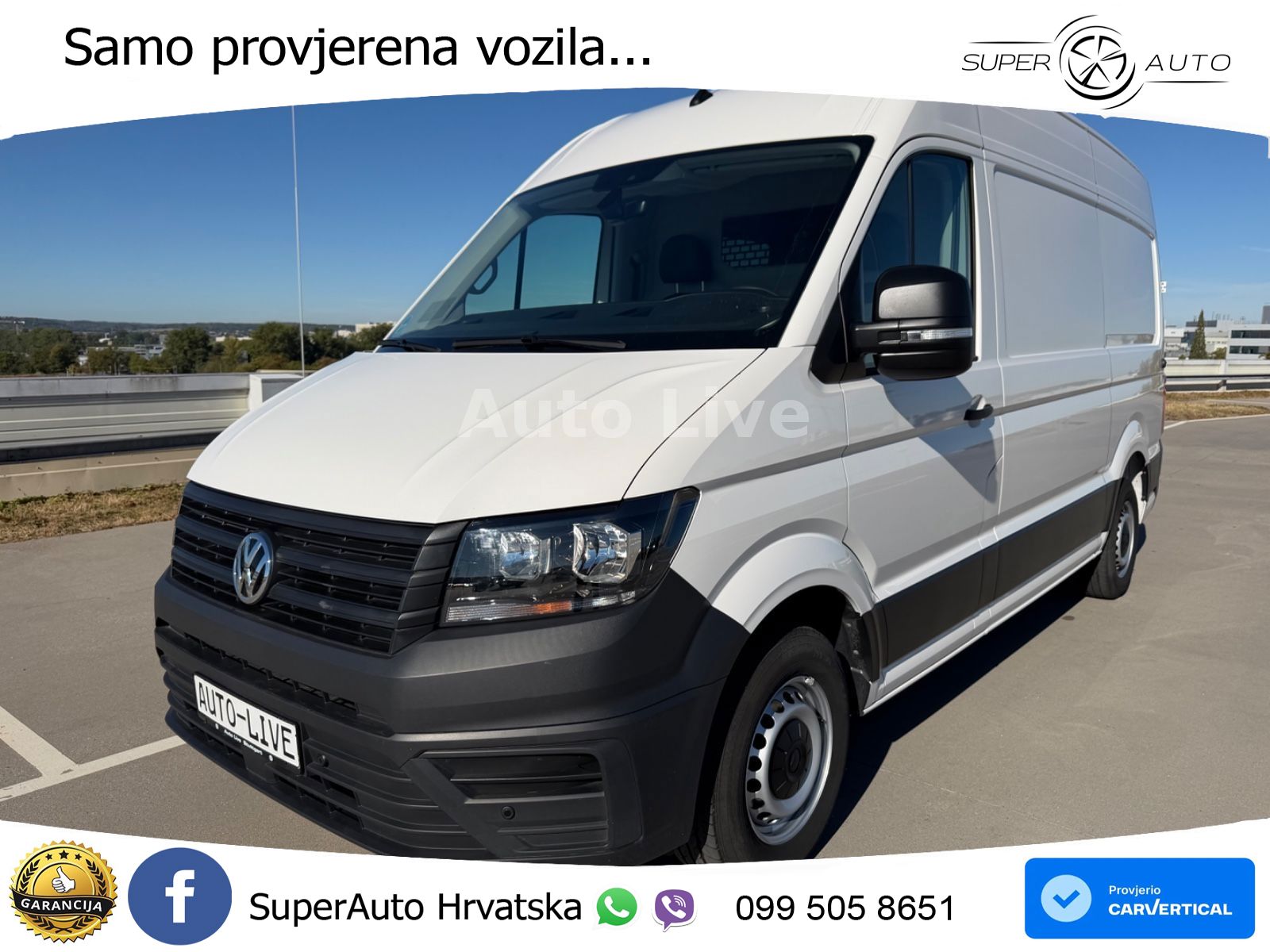 Volkswagen Crafter 35TDI*MITTEL-HOCH*KLIMA*KAMERA*STHZG*AHK 140 KS