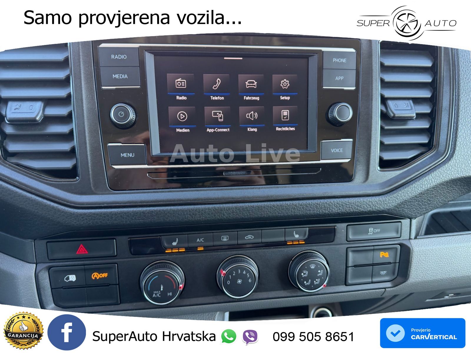 Volkswagen Crafter 35TDI*MITTEL-HOCH*KLIMA*KAMERA*STHZG*AHK 140 KS