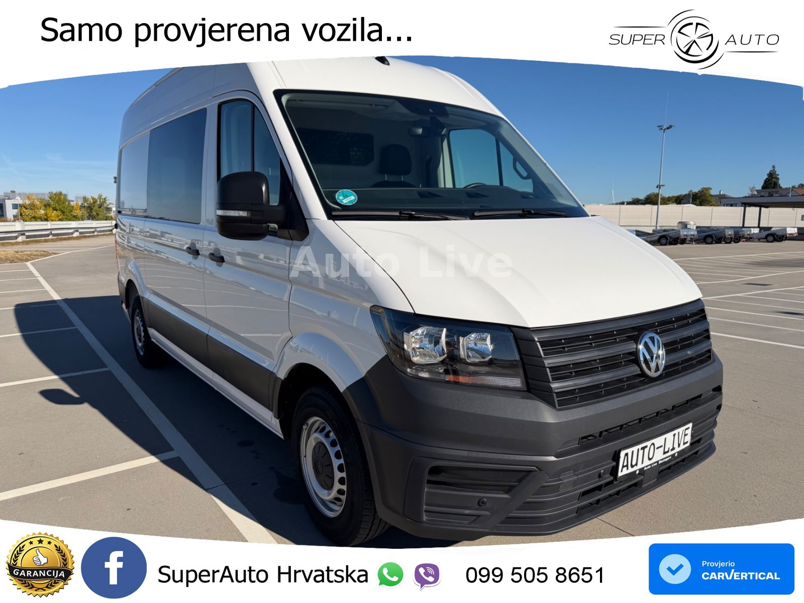 Volkswagen Crafter 35TDI*MITTEL-HOCH*KLIMA*KAMERA*STHZG*AHK 140 KS