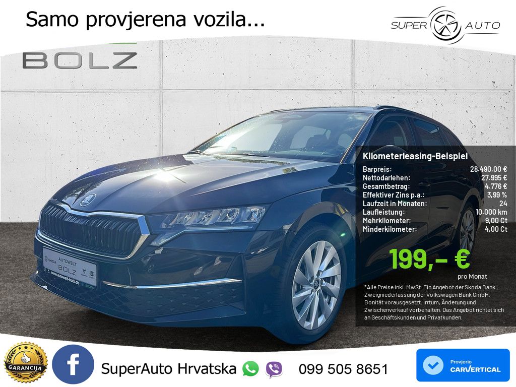 Škoda Octavia Combi 2.0 TDI (150 KS) DSG Selection LED+GR SJED+ACC