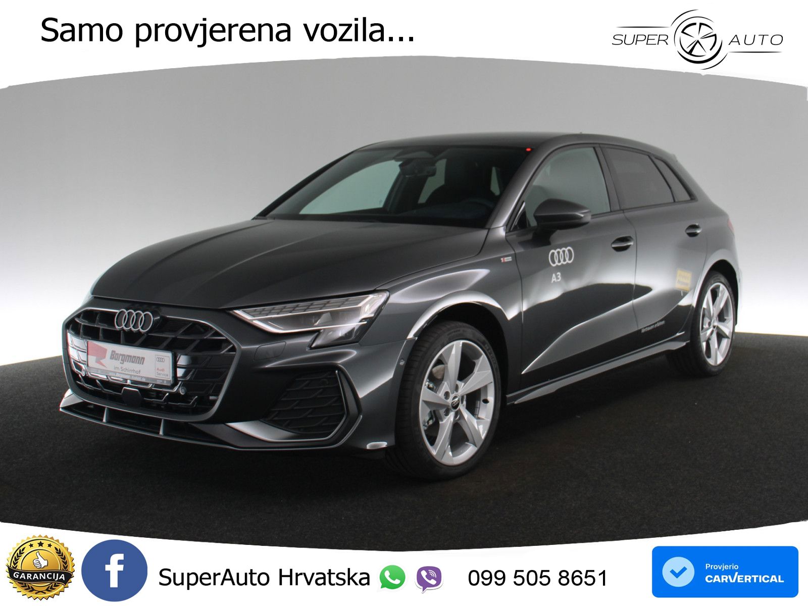 Audi A3 35 TFSI (150 KS) S tronic S line LED+GR SJED+ACC