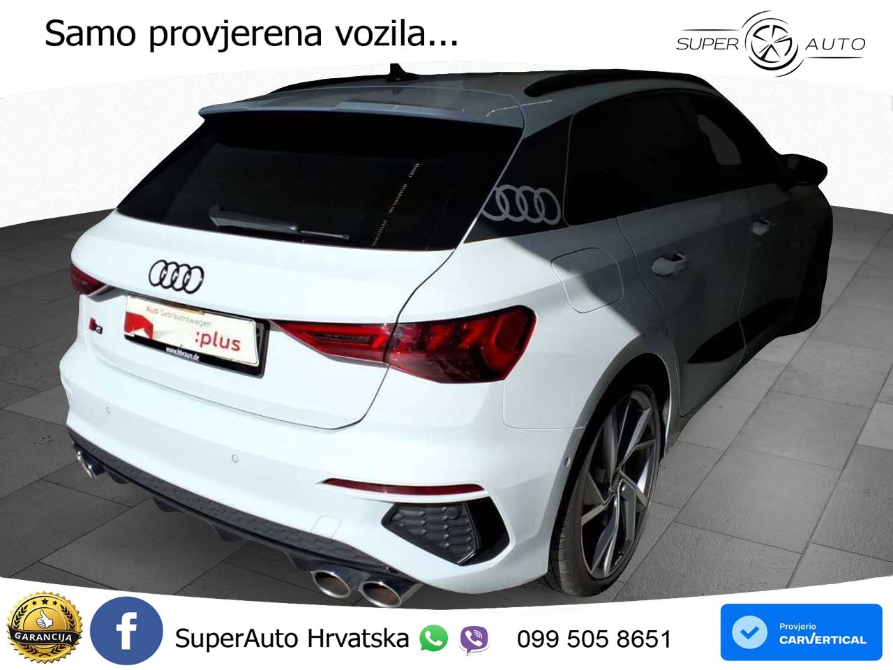 Audi S3 2.0 TFSI (310 KS) quattro S tronic MATRIX+GR SJED+KAM