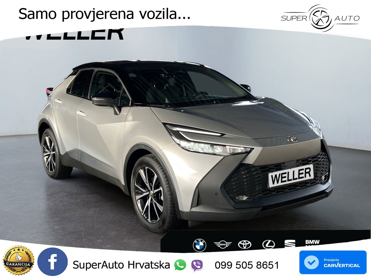 Toyota C-HR 1.8 (140 KS) Hybrid e-CVT Team D LED+GR SJED+ACC