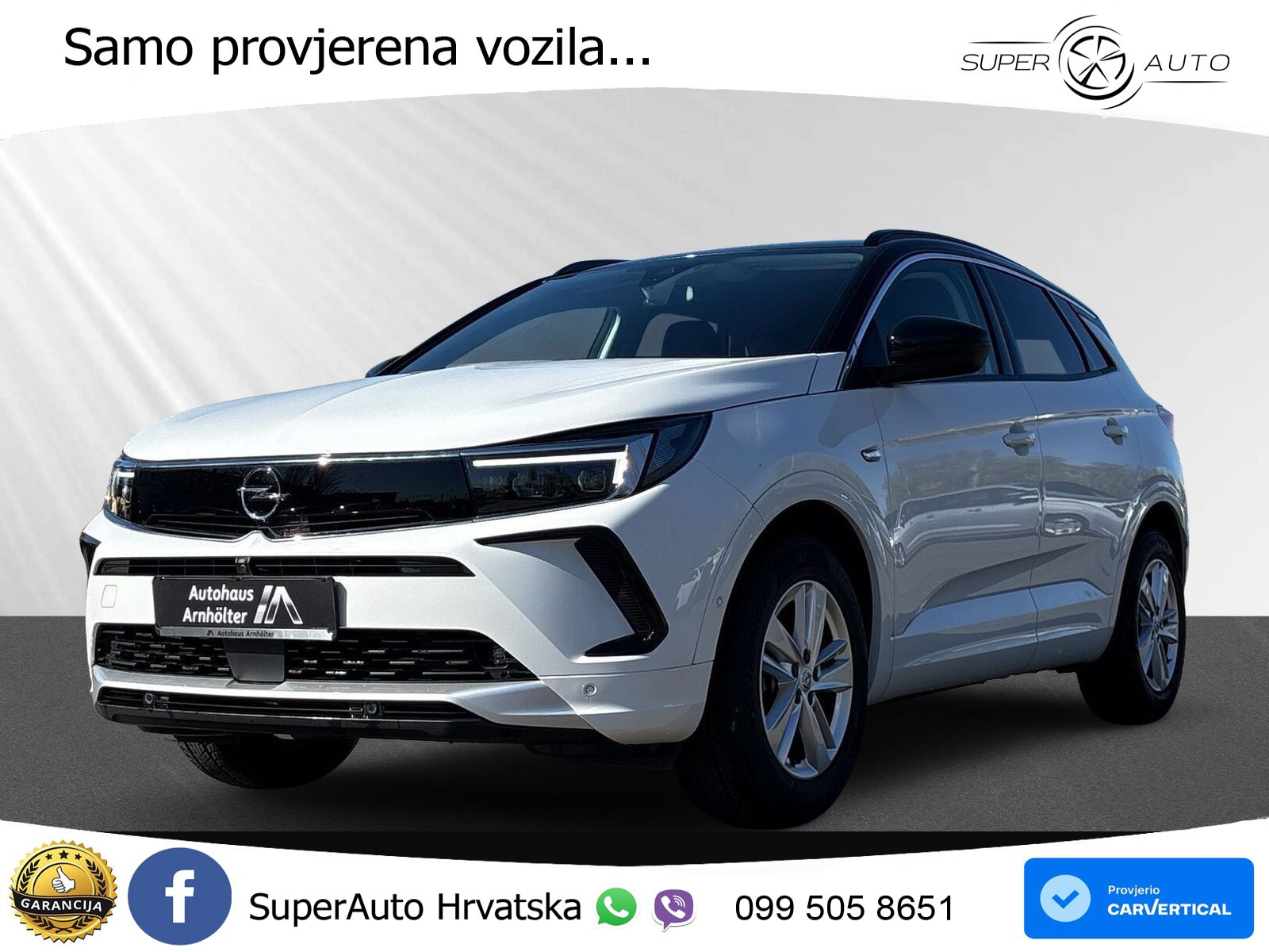Opel Grandland 1.2i Turbo (130 KS) Automatic Elegance LED+GR SJED+ACC