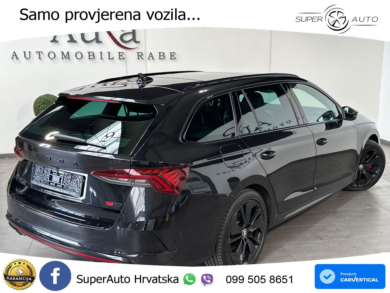 Škoda Octavia Combi RS 2.0 TDI (200 KS) 4x4 DSG LED+GR SJED+ACC