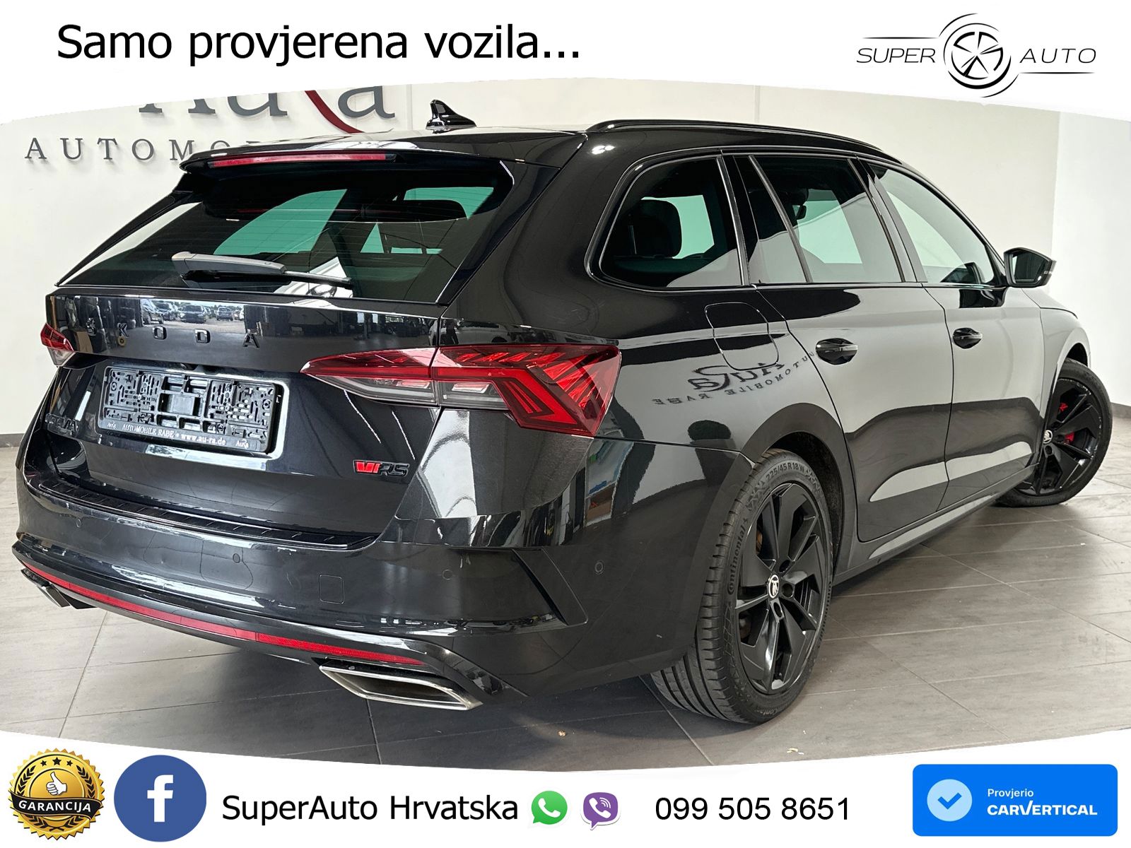 Škoda Octavia Combi RS 2.0 TDI (200 KS) 4x4 DSG LED+GR SJED+ACC