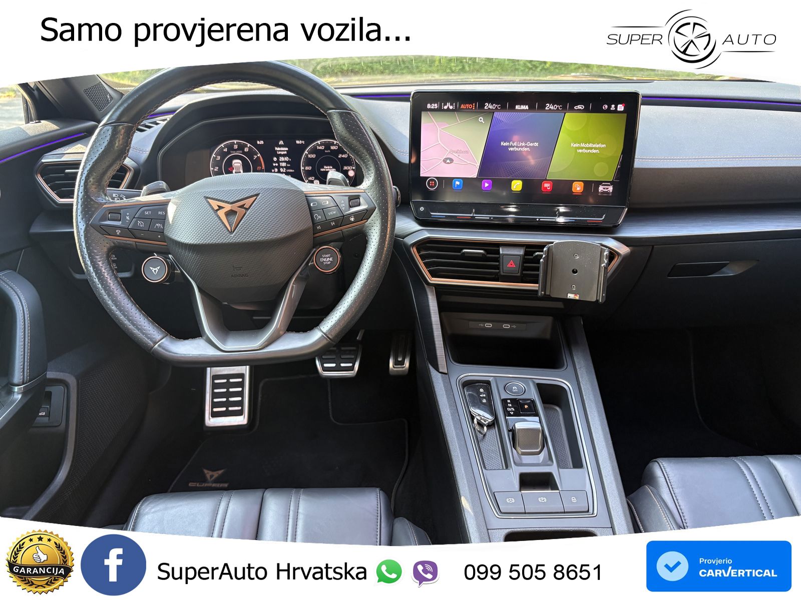 Cupra Formentor VZ5 2.5 TSI (390 KS) 4Drive DSG LED+GR SJED+ACC
