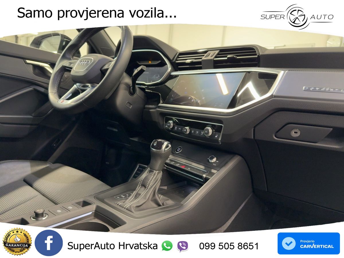 Audi Q3 II Sportback 45 TFSI (245 KS) quattro S tronic S line MATRIX+GR SJED+KAM
