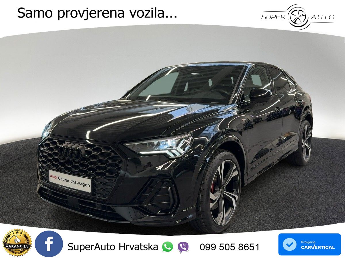 Audi Q3 II Sportback 45 TFSI (245 KS) quattro S tronic S line MATRIX+GR SJED+KAM