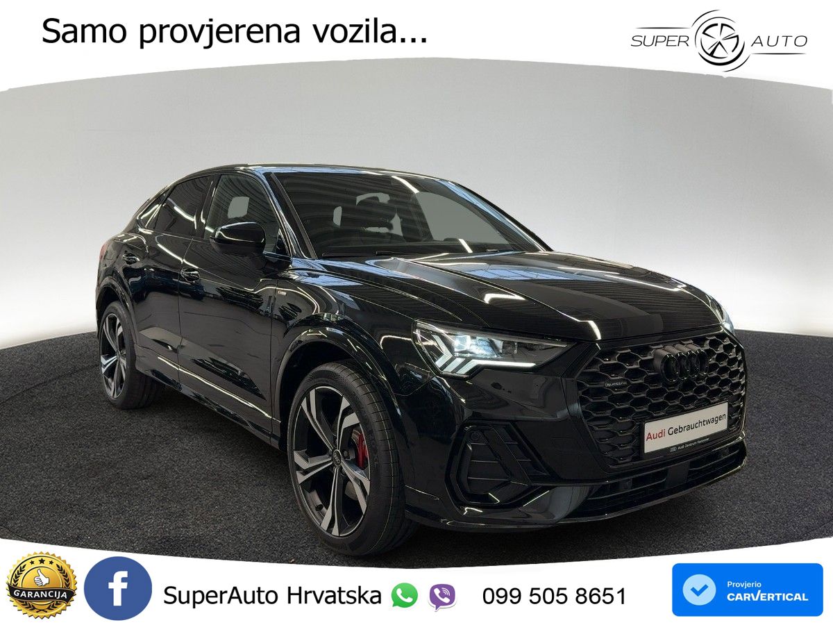 Audi Q3 II Sportback 45 TFSI (245 KS) quattro S tronic S line MATRIX+GR SJED+KAM