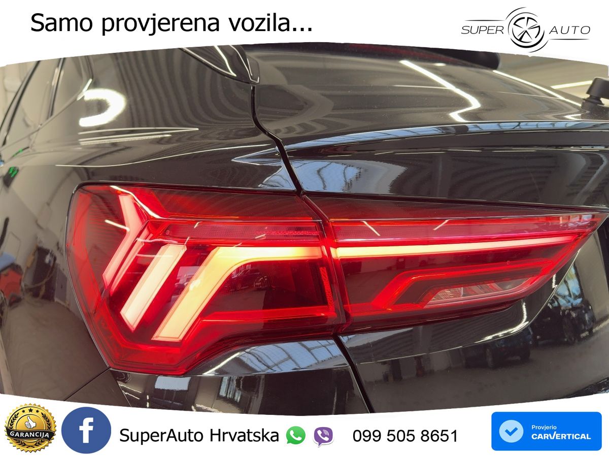 Audi Q3 II Sportback 45 TFSI (245 KS) quattro S tronic S line MATRIX+GR SJED+KAM
