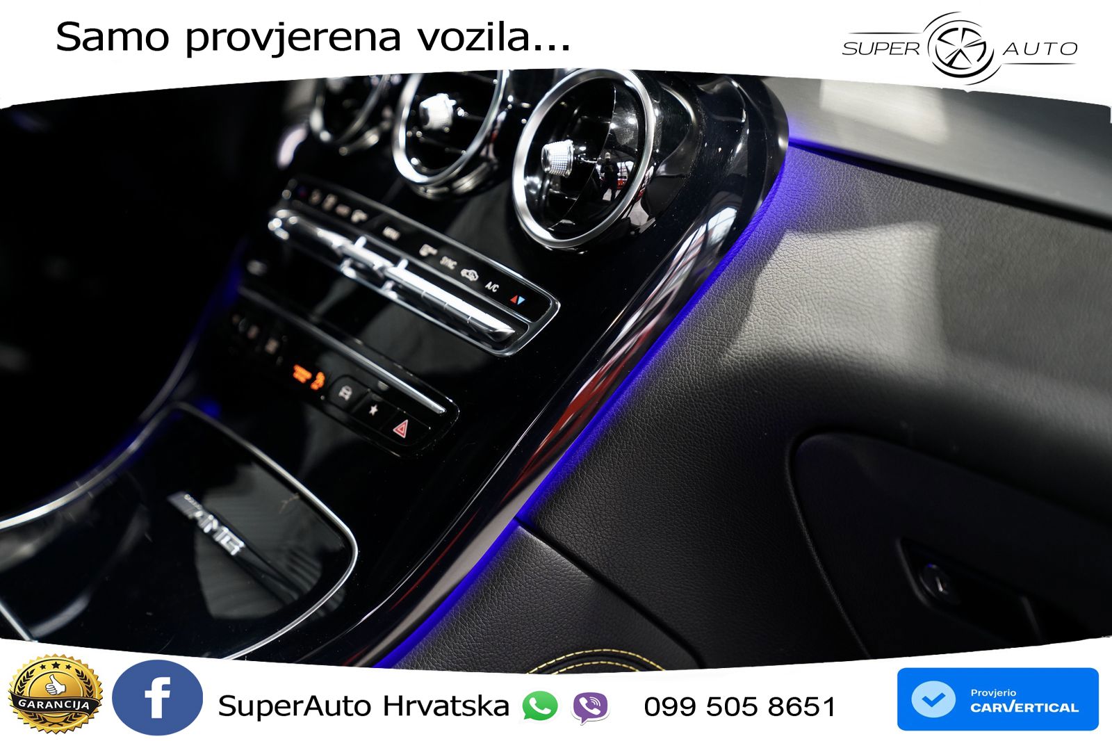 Mercedes AMG GLC 63 V8 (476 KS) 4MATIC+ MCT ACC+GR SJED+360+PANO