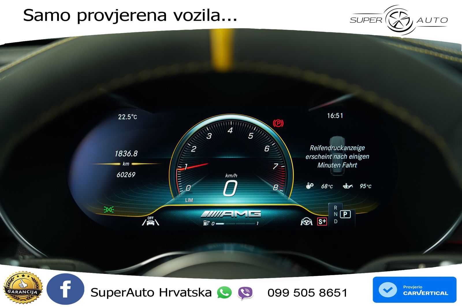 Mercedes AMG GLC 63 V8 (476 KS) 4MATIC+ MCT ACC+GR SJED+360+PANO