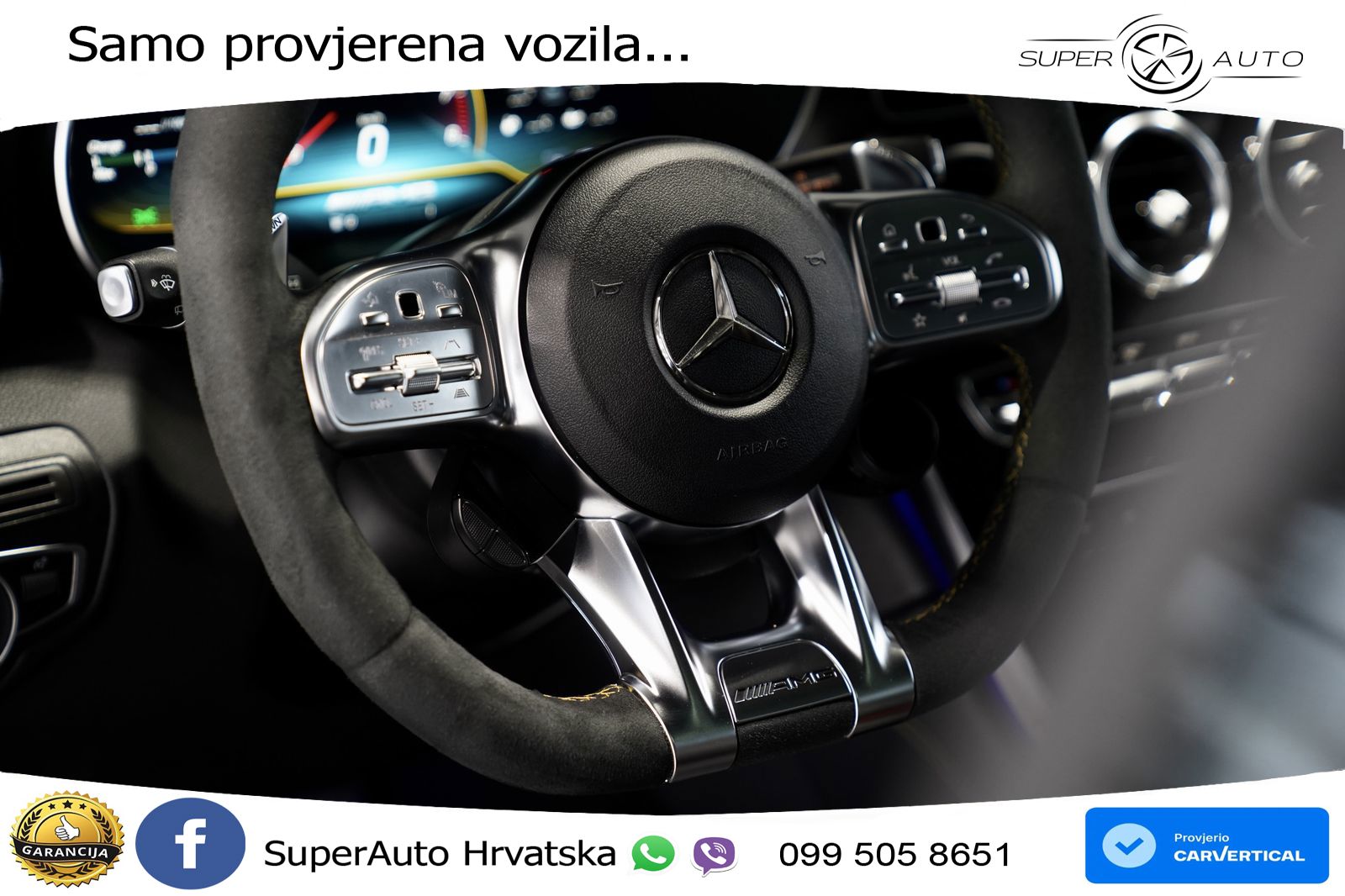 Mercedes AMG GLC 63 V8 (476 KS) 4MATIC+ MCT ACC+GR SJED+360+PANO