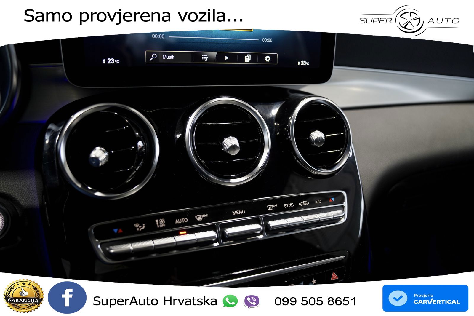 Mercedes AMG GLC 63 V8 (476 KS) 4MATIC+ MCT ACC+GR SJED+360+PANO