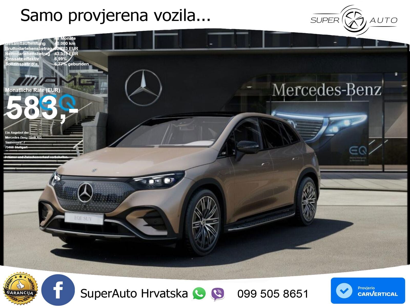 Mercedes EQE SUV 500 100 kWh (408 KS) 4MATIC AMG ACC+HEAD+GR SJED+360+PANO