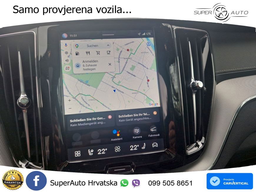 Volvo XC60 B5 Benzin AWD Geartronic ACC+HEAD+4xGR SJED+360+PANO