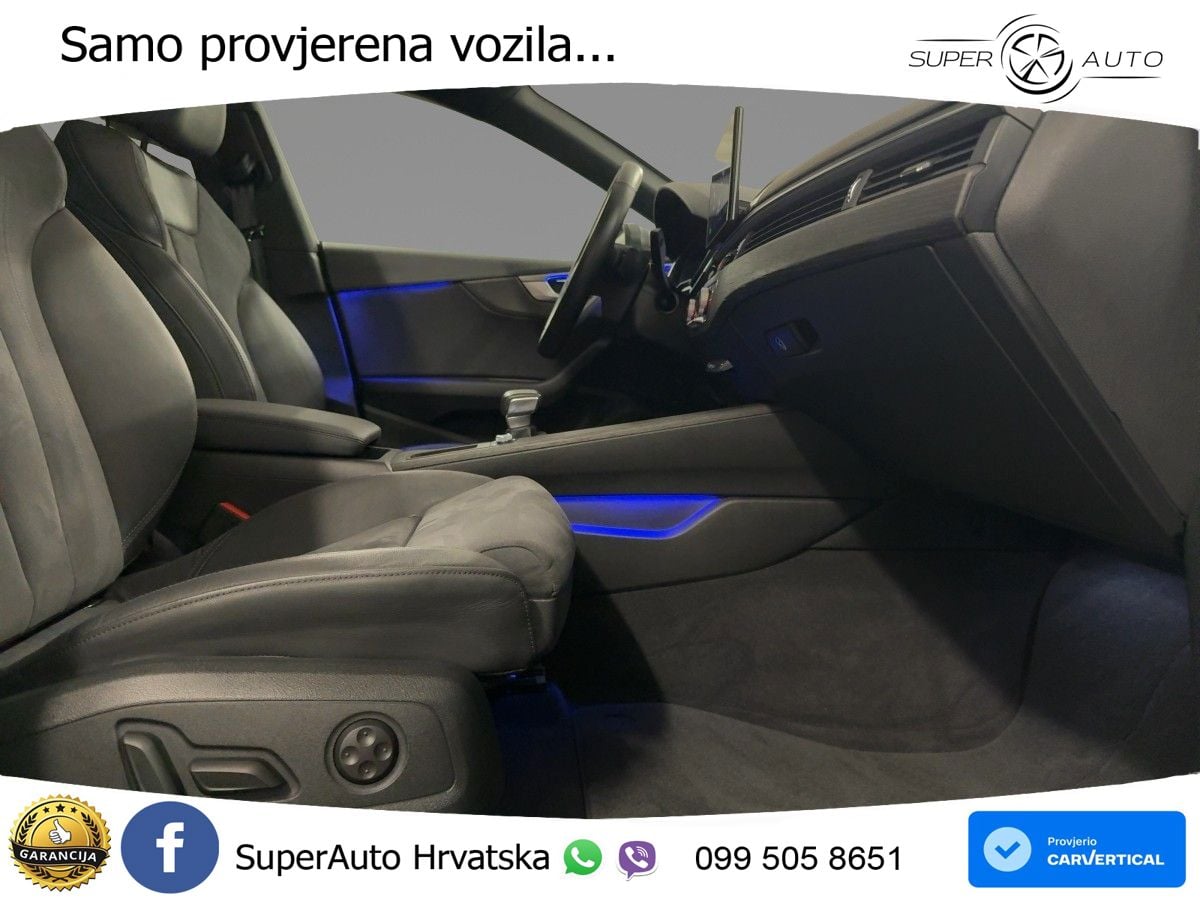 Audi A5 Sportback  40 TFSI (204 KS) S tronic S line LED+GR SJED+ACC