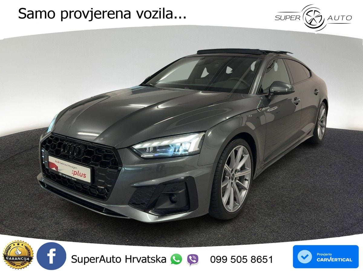 Audi A5 Sportback  40 TFSI (204 KS) S tronic S line LED+GR SJED+ACC