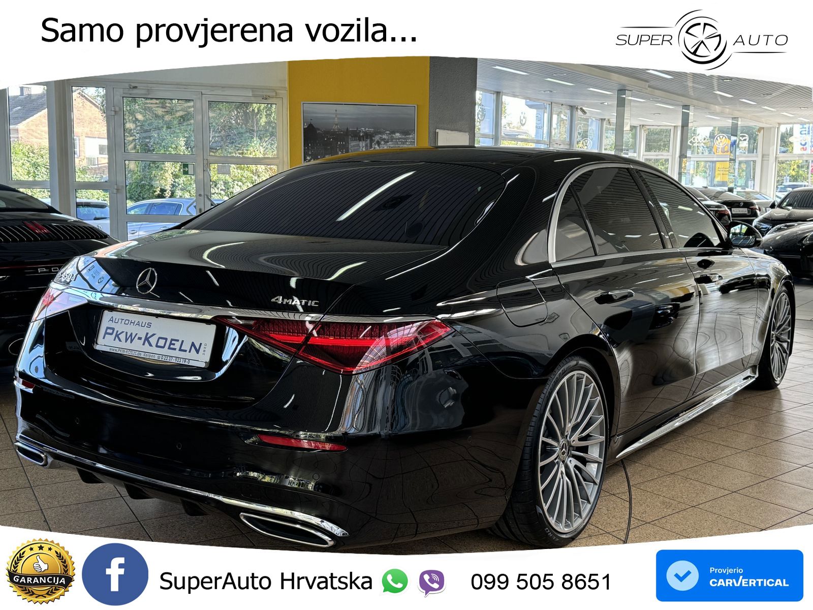 Mercedes S 450d (367 KS) EQ Boost 4MATIC 9G-TRONIC AMG ACC+HEAD+4xGR SJED+360+PANO