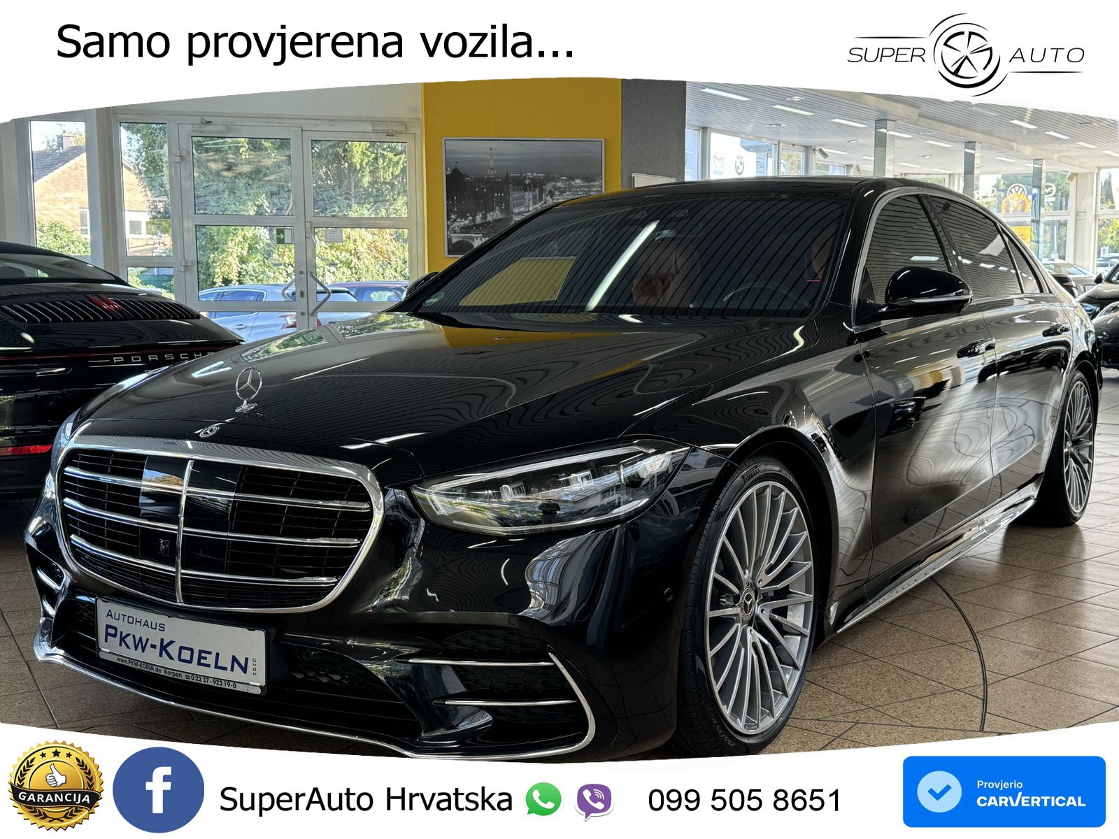 Mercedes S 450d (367 KS) EQ Boost 4MATIC 9G-TRONIC AMG ACC+HEAD+4xGR SJED+360+PANO